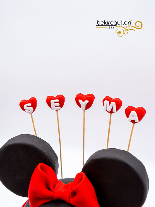 Minnie Mouse Temalı Konsept Pasta