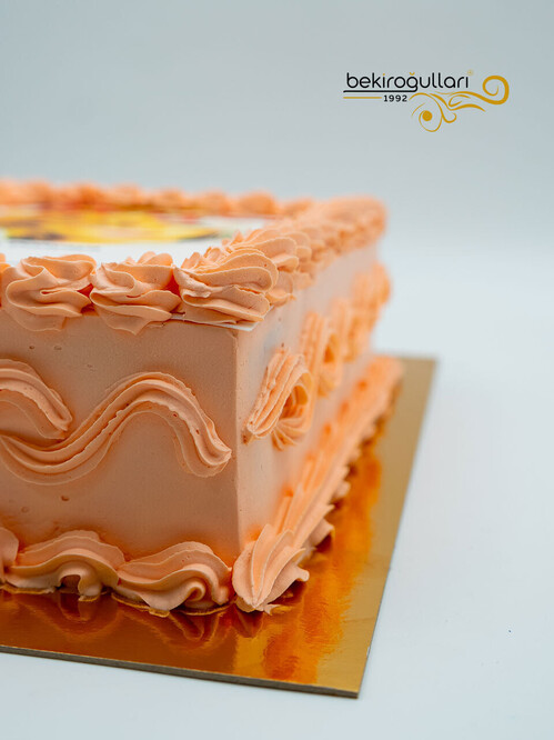 Müzik Konseptli Resimli Pasta