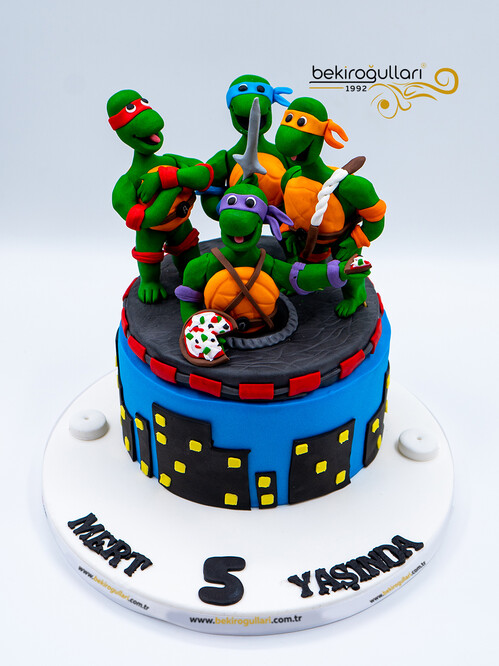 Ninja Kaplumbağalar Konsept Pasta