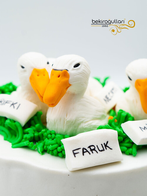 Ördek Temalı Konsept Pasta