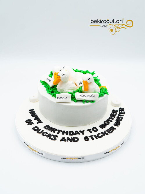 Ördek Temalı Konsept Pasta