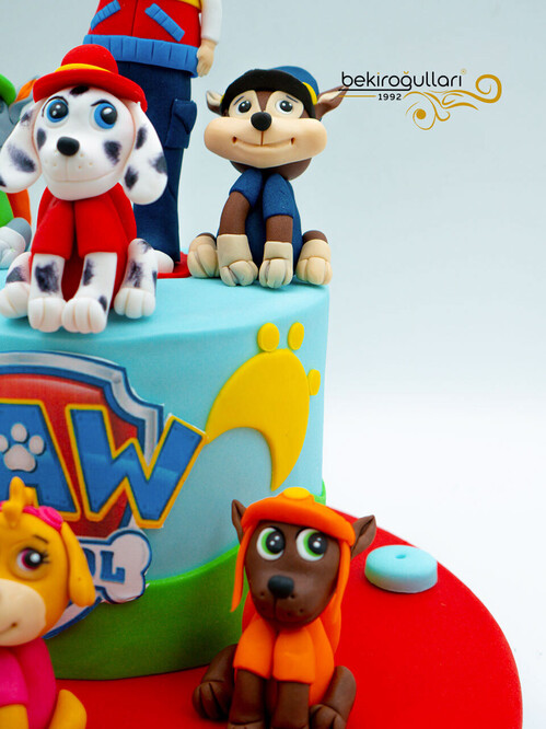 Paw Patrol Tasarım Pasta