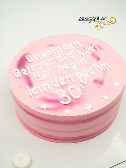 Pembe Naked Sıvama Pasta