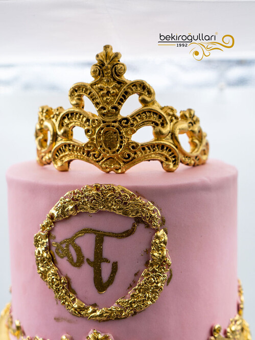 Prenses Temalı Konsept Pasta