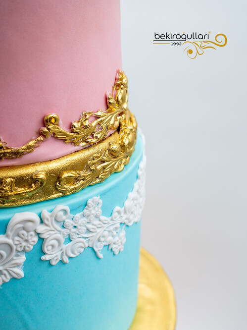 Prenses Temalı Konsept Pasta