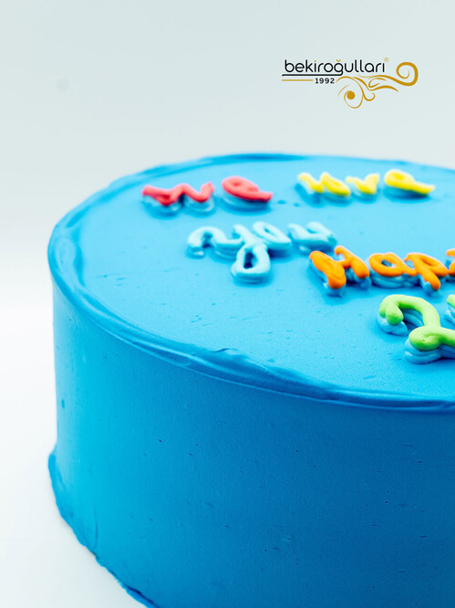 Renkli Yazılı Sıvama Naked Konsept Pasta