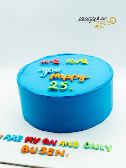 Renkli Yazılı Sıvama Naked Konsept Pasta