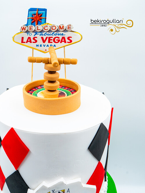 Rulet Temalı Konsept Pasta