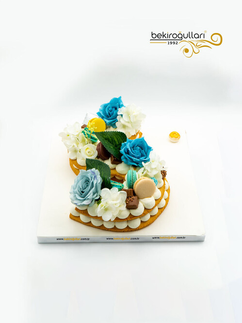 S Harfi Meyveli Konsept Harf Pasta