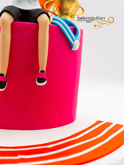 Şampiyon Sporcu Konsept Pasta