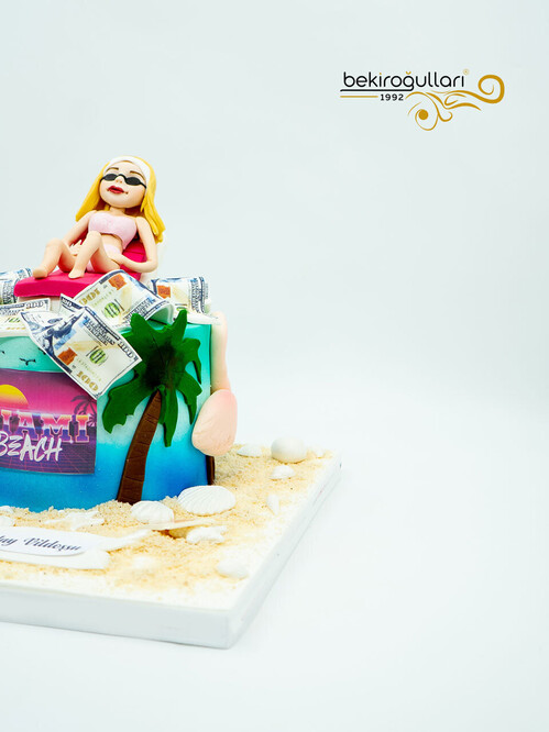 Şezlong Detaylı Butik Pasta