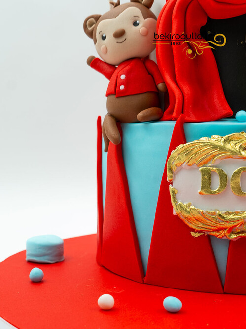 Sirk Temalı Konsept Pasta