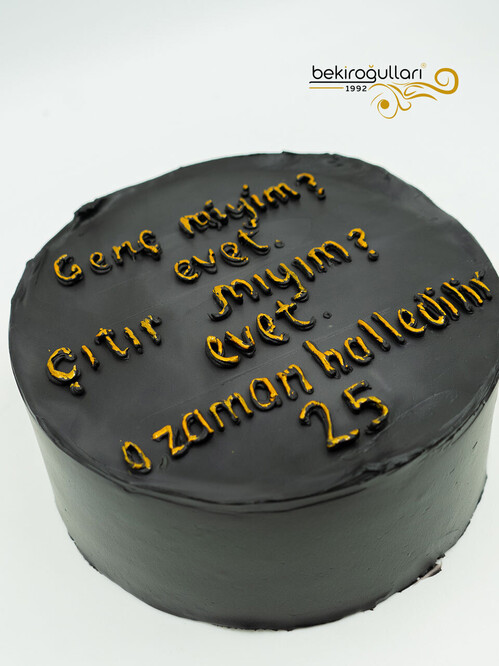 Siyah Naked Sıvama Pasta