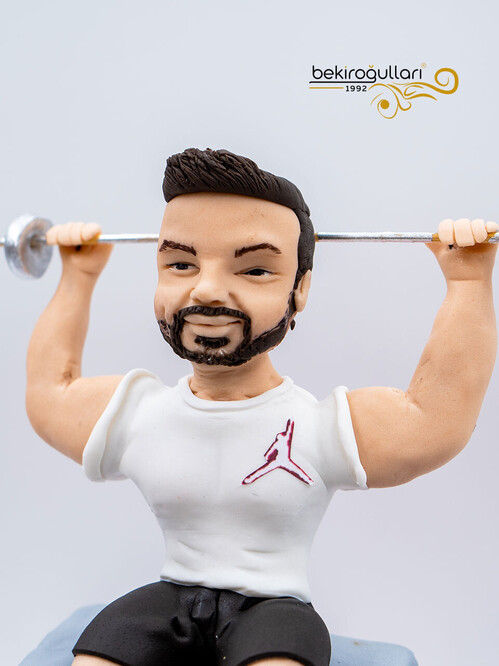 Sporcu Erkek Figürlü Konsept Pasta