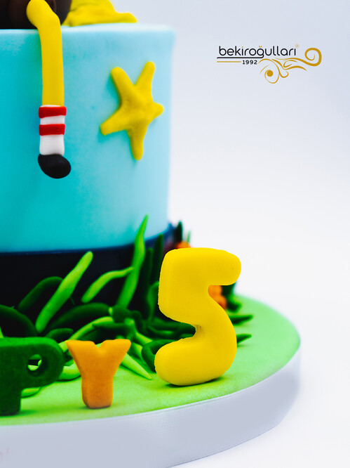 Sünger Deniz Yıldızı Konsept Pasta