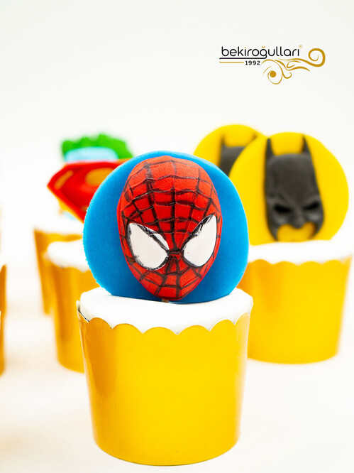 Süper Kahramanlar Cupcake