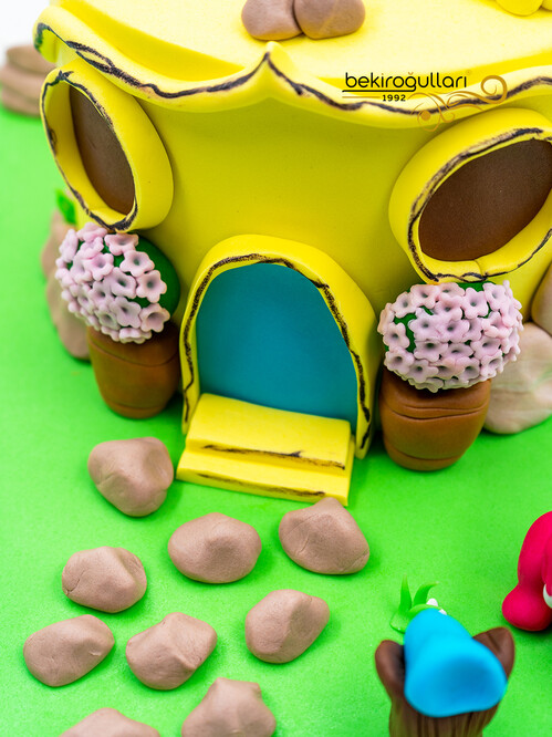 Taşdevri Temalı Konsept Pasta