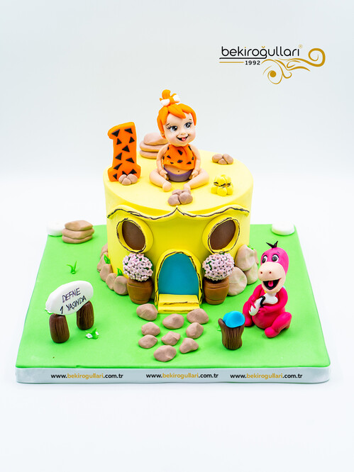 Taşdevri Temalı Konsept Pasta