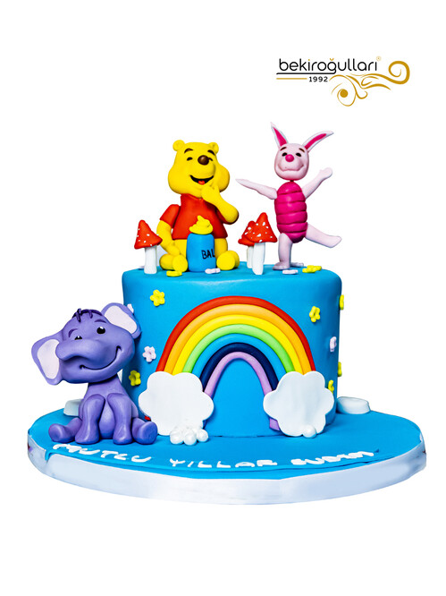 Winnie the Pooh Model Konsept Doğum Günü Pastası