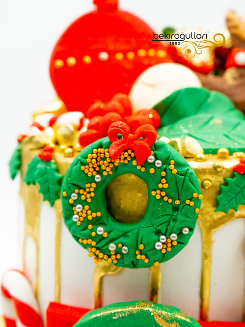 Yılbaşı Temalı Konsept Pasta