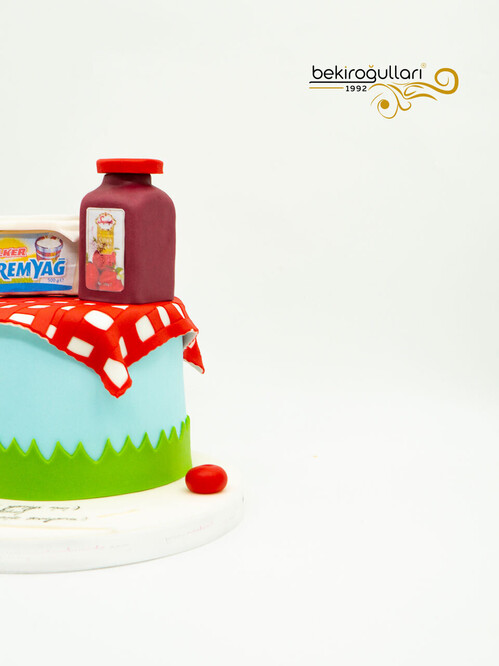 Yiyecek Temalı Konsept Pasta