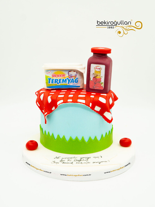 Yiyecek Temalı Konsept Pasta