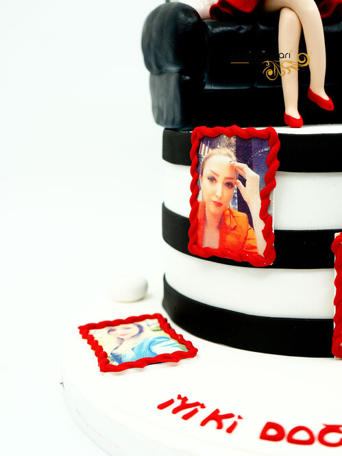 Aile Temalı Butik Pasta