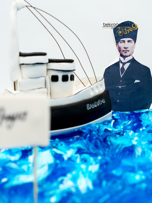 Atatürk Temalı Özel Butik Pasta