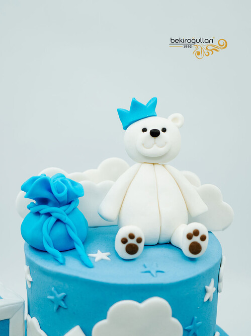 Ayı Süslemeli Pasta