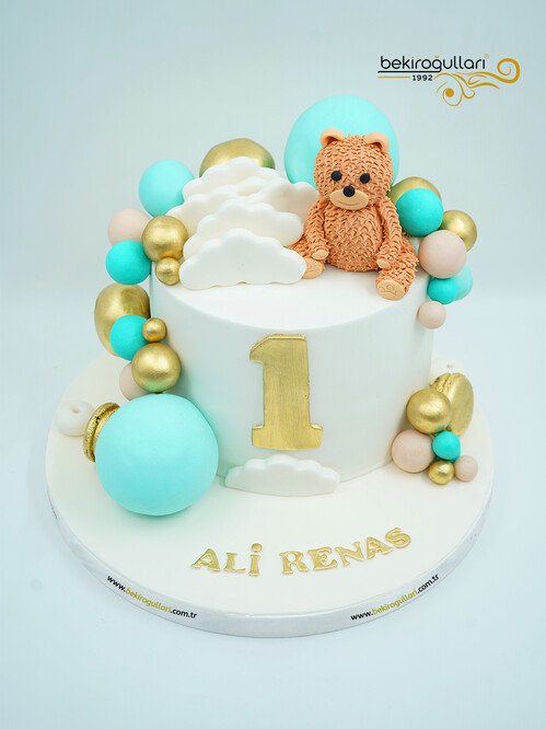 Ayıcık Detaylı Butik Pasta