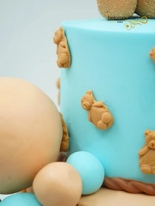 Ayıcık Detaylı Butik Pasta