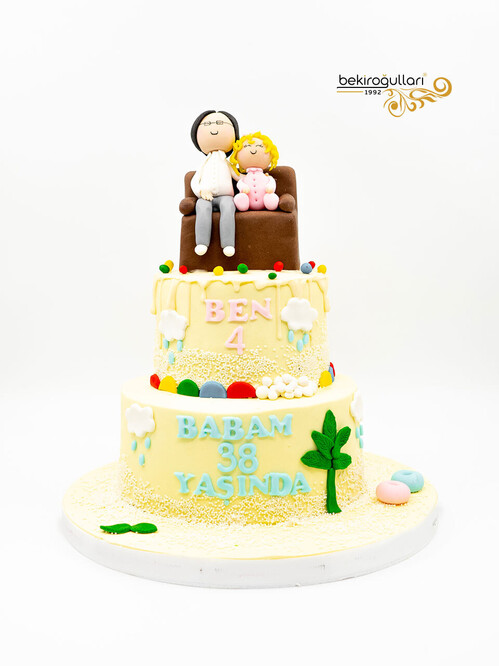 Baba Kız Konsept Pasta