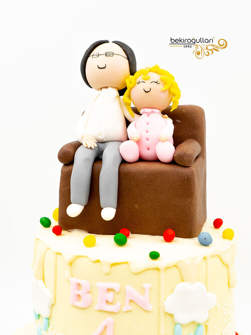 Baba Kız Konsept Pasta