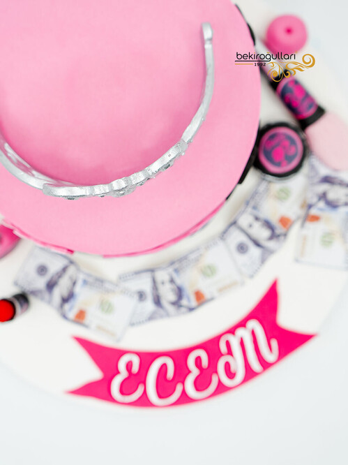 Barbie Temalı Butik Pasta