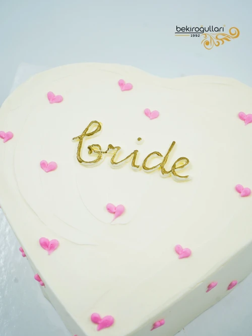 Beyaz Kalp Detay Naked Pasta