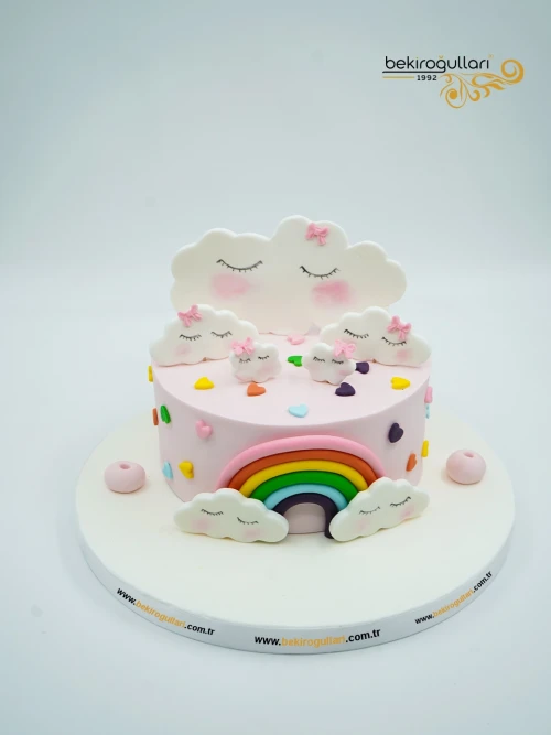 Bulut Ve Gökkuşağı Butik Pasta