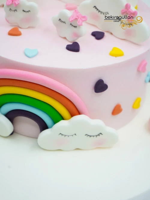 Bulut Ve Gökkuşağı Butik Pasta