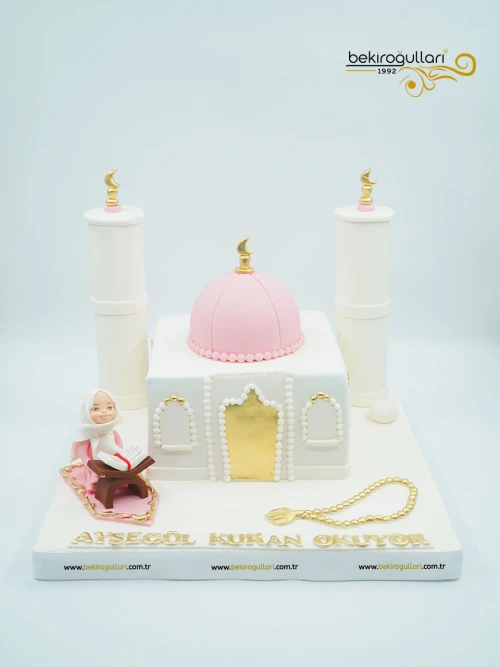 Cami ve Kız Çocuk Konsept Pasta