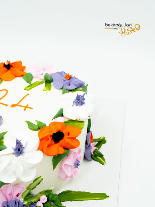 Çiçek Desenli Naked Pasta