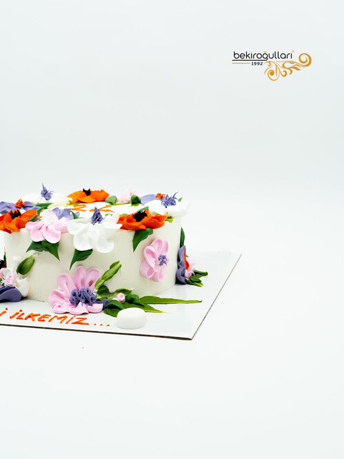 Çiçek Desenli Naked Pasta