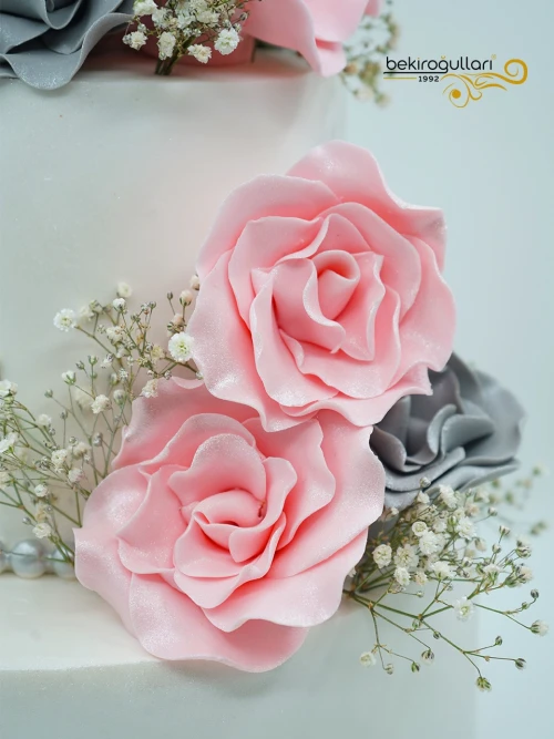 Çiçek Detaylı Söz Pastası