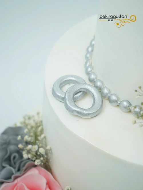 Çiçek Detaylı Söz Pastası