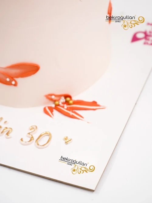 Çiçek Süsleme Naked Pasta