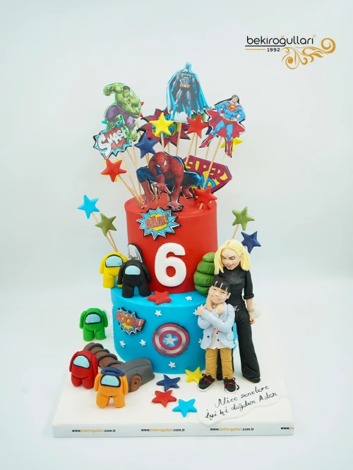 Çizgi Film Konsept Pasta