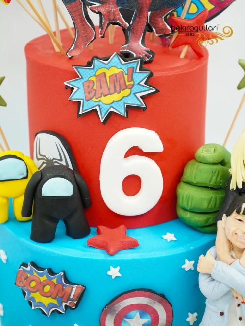 Çizgi Film Konsept Pasta