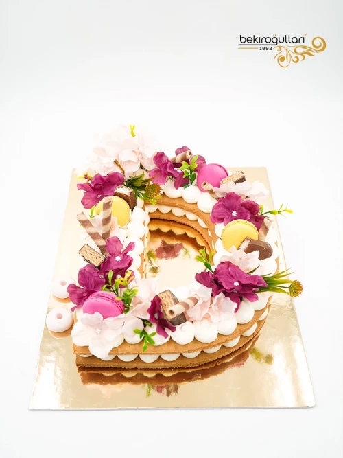 D Harf Kurabiye Pasta