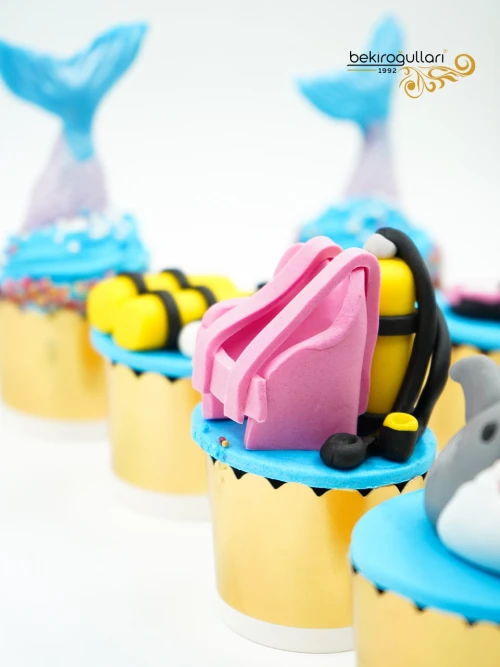 Dalış Konsept Cupcake