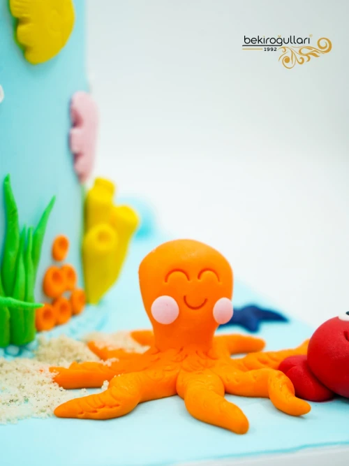 Deniz Canlıları Butik Pasta