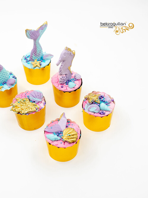 Deniz Kızı Konsept Cupcake