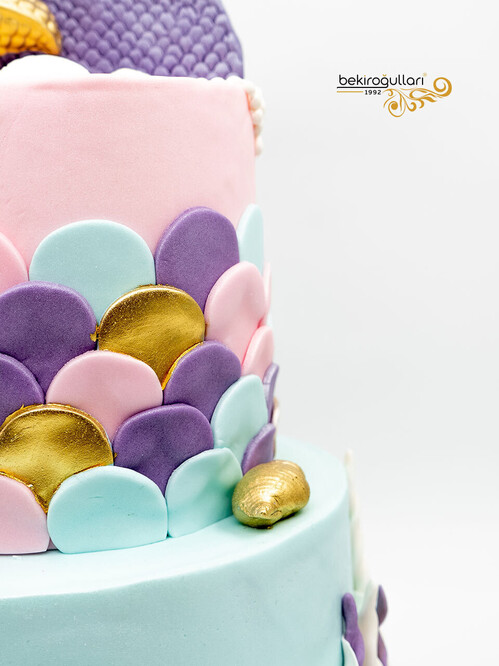 Deniz Kızı Konsept Pasta